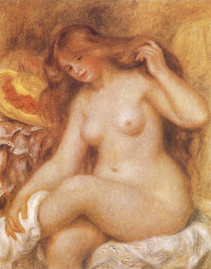 Bather with Long Blonde